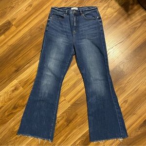 Loft High Waist Sandal Flare Jeans